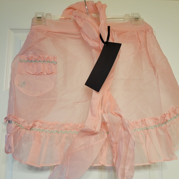 Jessie Steele Limited Edition Fancy Apron ~ NWT ~ Pretty Pink ~ OSFM ~ MCM Vibe - Picture 9 of 13